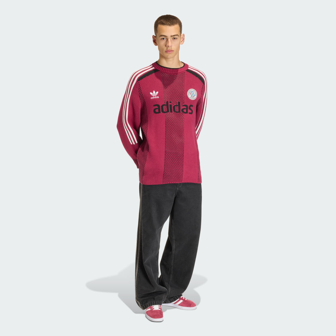 Adidas ADICOLOR BLOKECORE LICHTGEWICHT UNISEKS PULLOVER MET LANGE MOUWEN