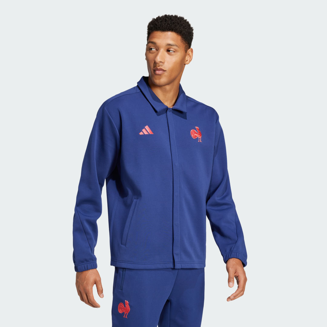 Thumbnail - France Travel 3-Stripes Coach's Jacket