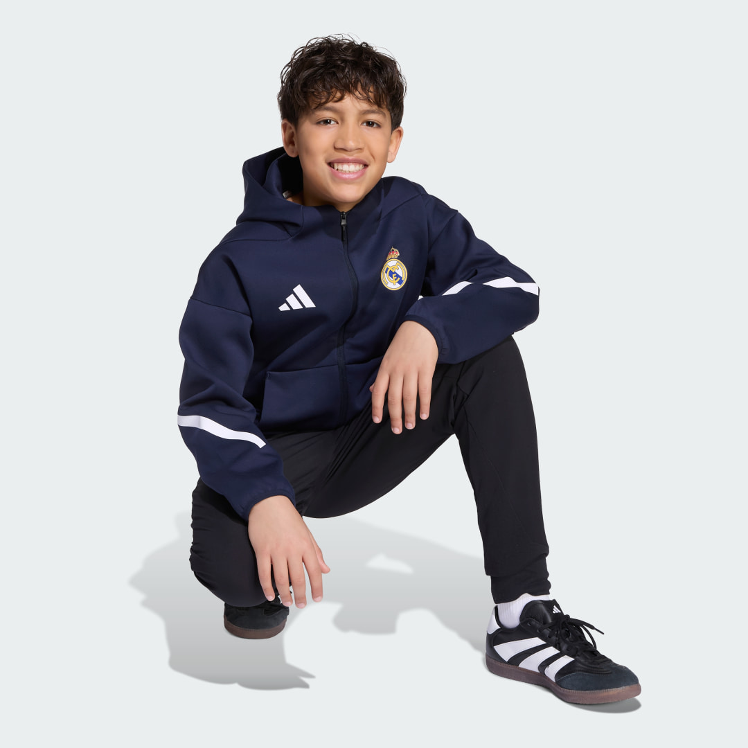 Thumbnail - Real Madrid ADIDAS Z.N.E. Kids Anthem Jacke