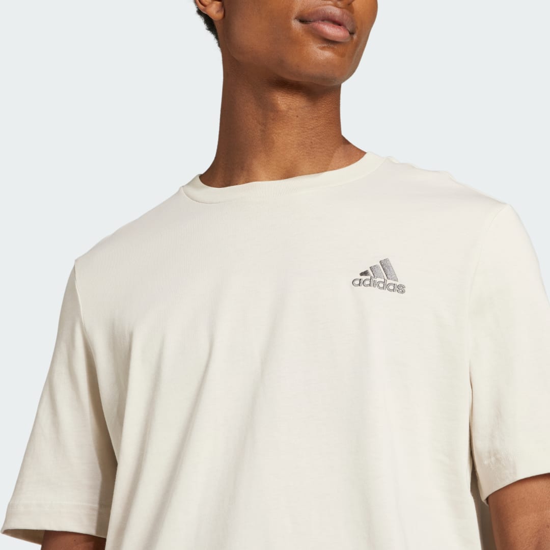 Adidas Essentials Single Jersey Geborduurd Small Logo T-shirt