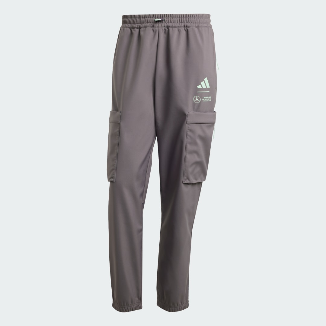 PANTALON EN TOILE MERCEDES AMG PETRONAS FORMULA ONE TEAM PREMIUM - vue 4