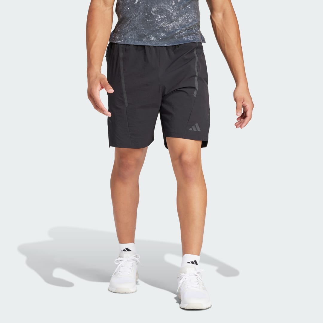 Image of "adidas Designed for Training Workout Shorts Black XLTG 7"" - Men Training Shorts"