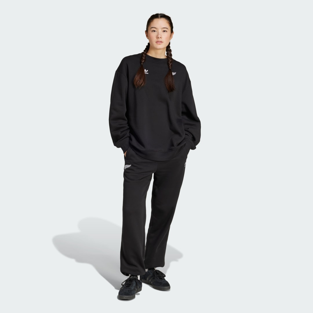 Adidas All Blacks Essentials Fleece Joggingbroek