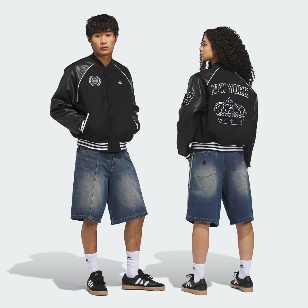 SHORT EN DÉLAVÉ SKATEBOARDING x TYSHAWN - vue 1