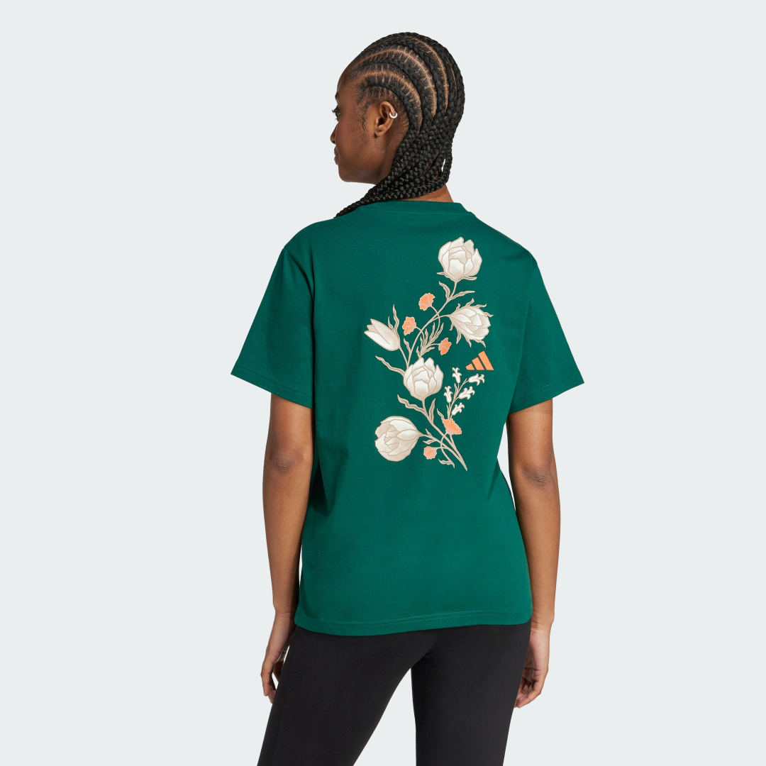 Adidas Tiro Floral Graphic T-shirt
