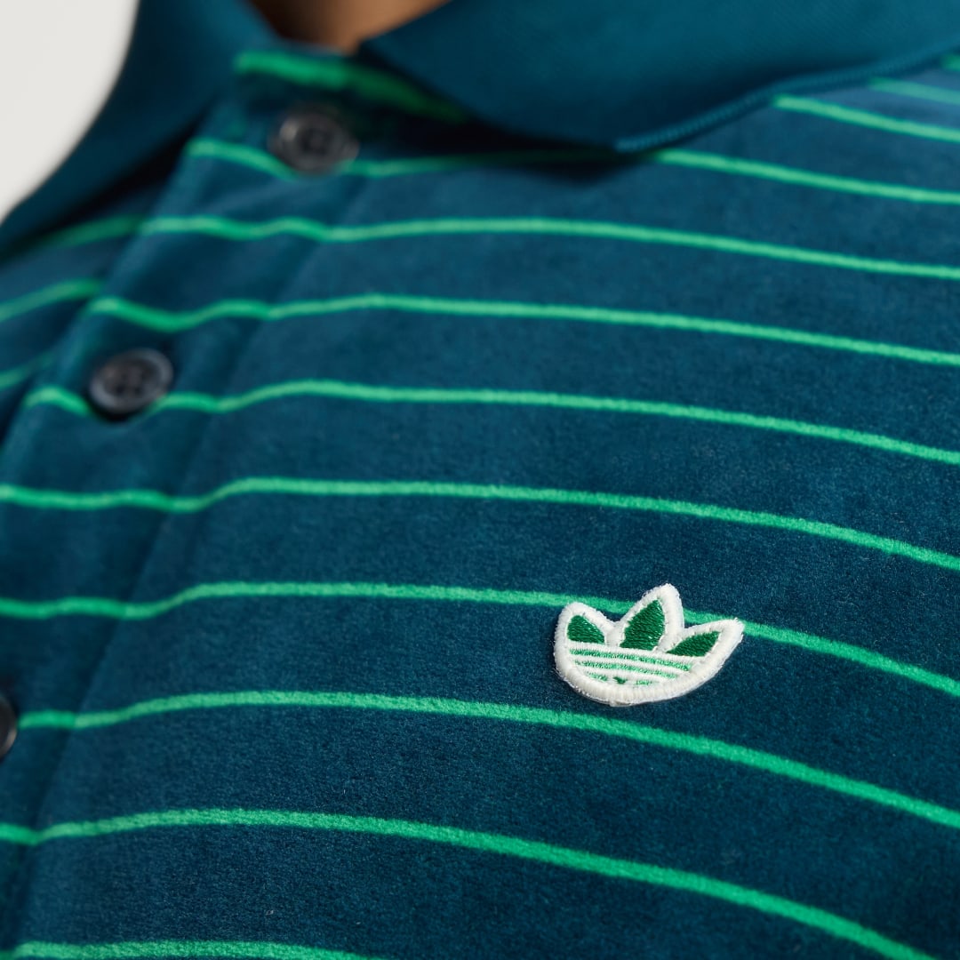Adidas Originals Velour Longsleeve Polo