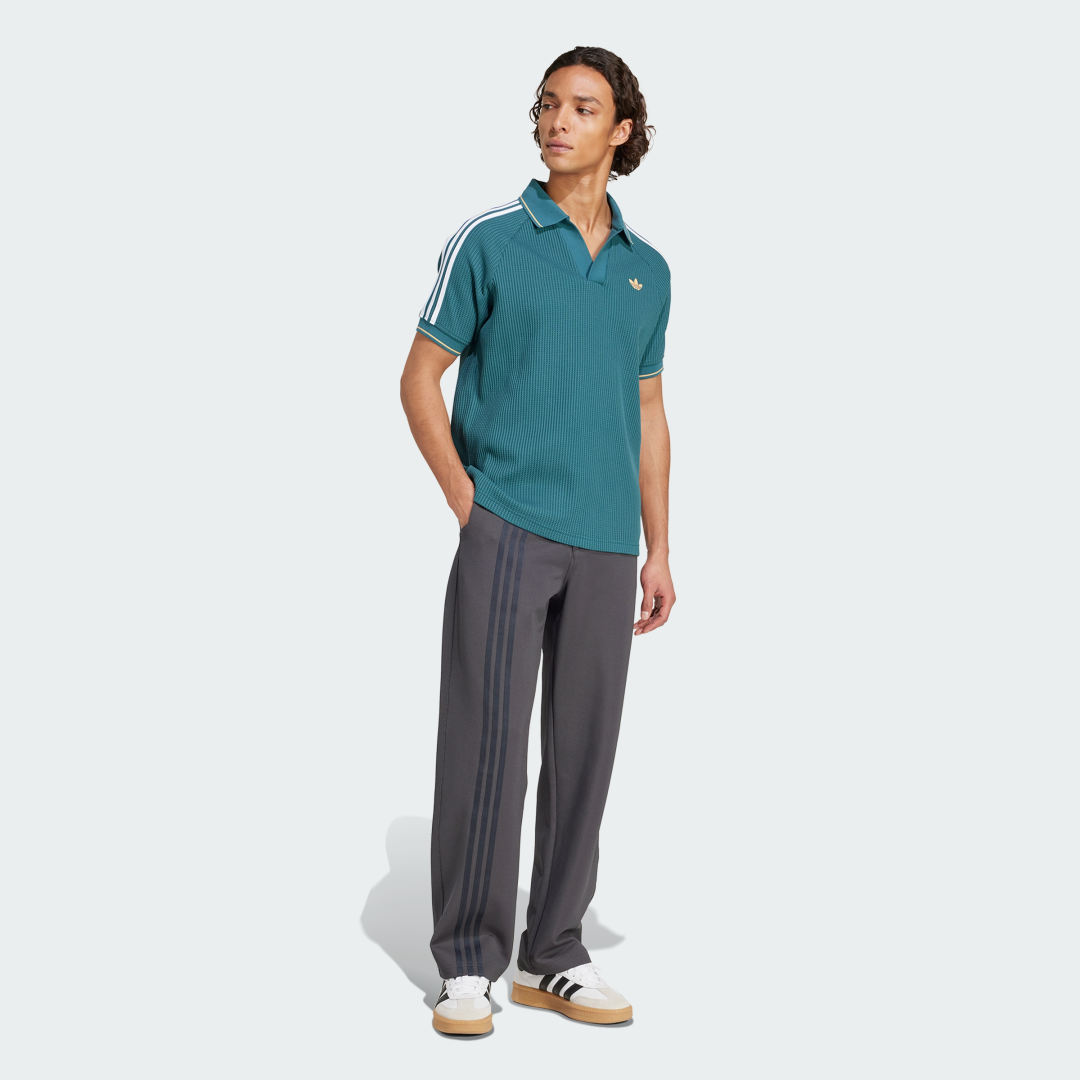 Adidas Originals Waffle Knit Poloshirt