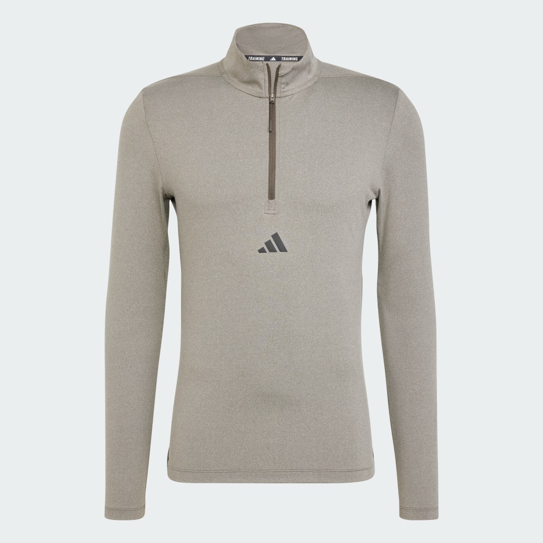 Adidas Workout Longsleeve met Halflange Rits