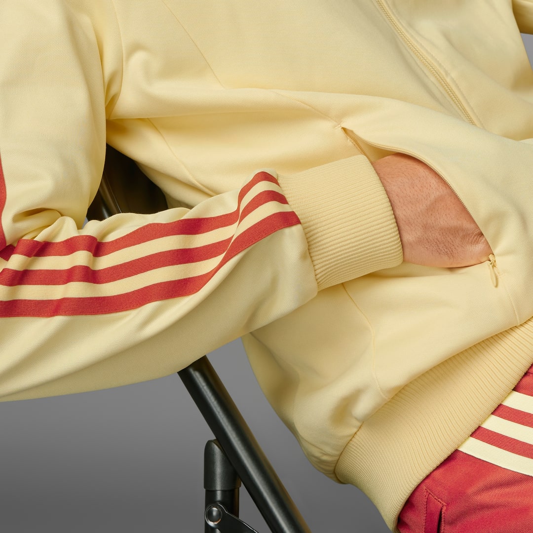 

adidas Chaqueta Deportiva Colombia Beckenbauer Hombre, Amarillo
