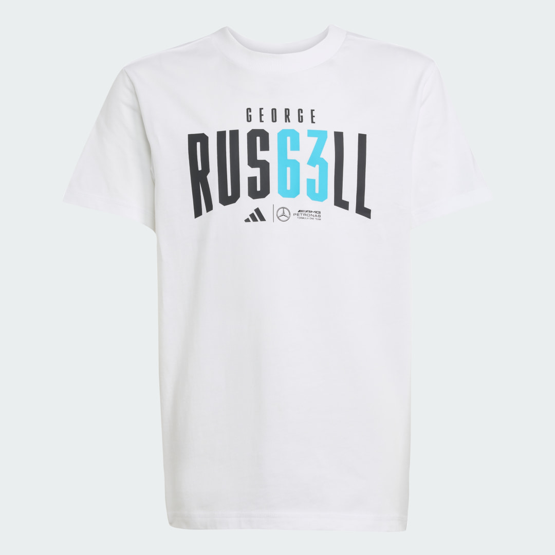 T shirt George Russell Mercedes AMG Petronas Formula One Team Enfants