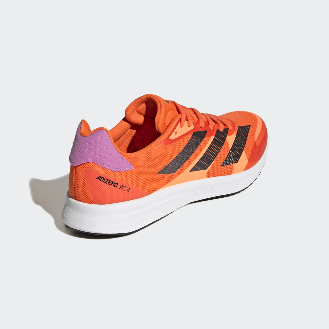 

adidas Tenis Adizero RC 4 Unisex, Impact naranja/negro/pulse lilac