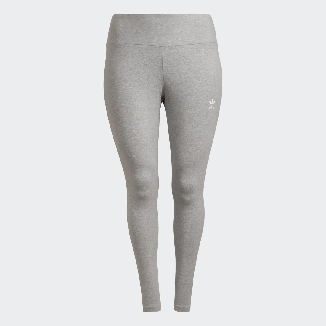 adidas Adicolor Essentials Tights (Plus Size) Medium Grey Heather 4X Womens