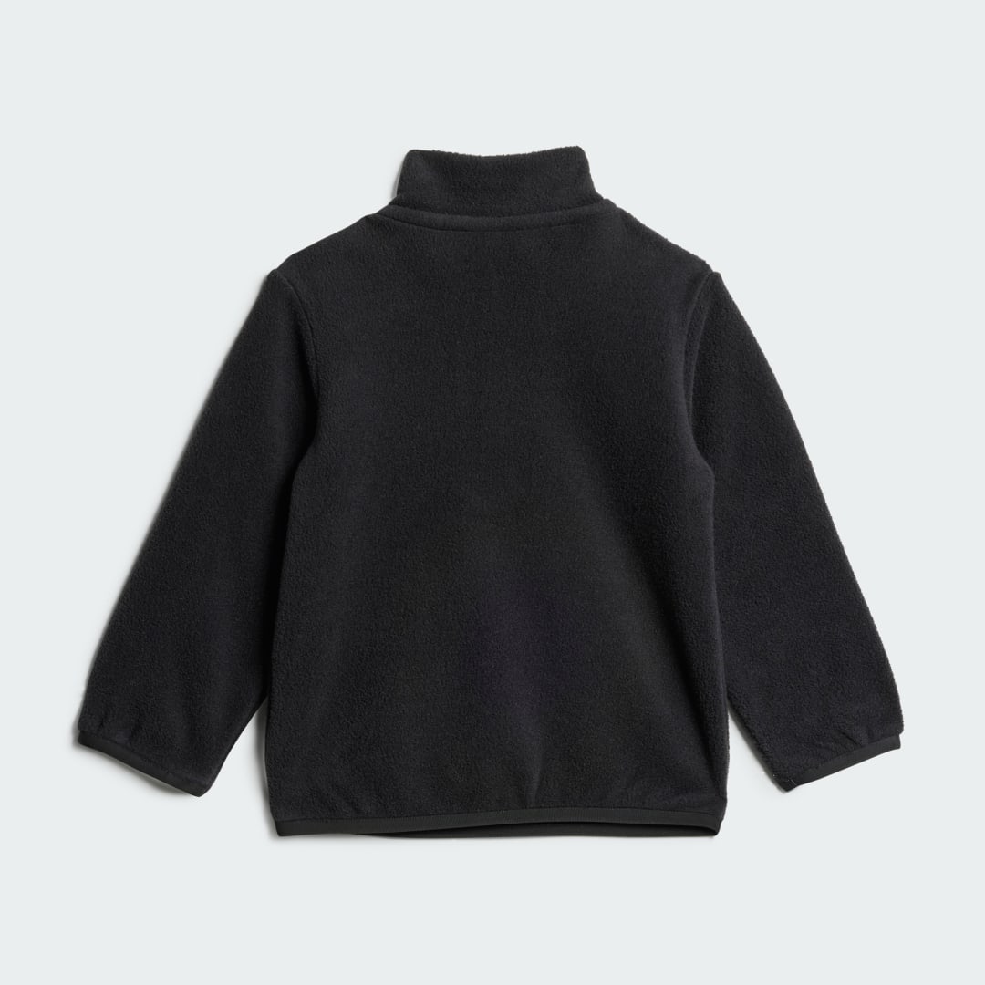 Adidas Polar Fleece Sweatshirt met Halflange Rits Kids