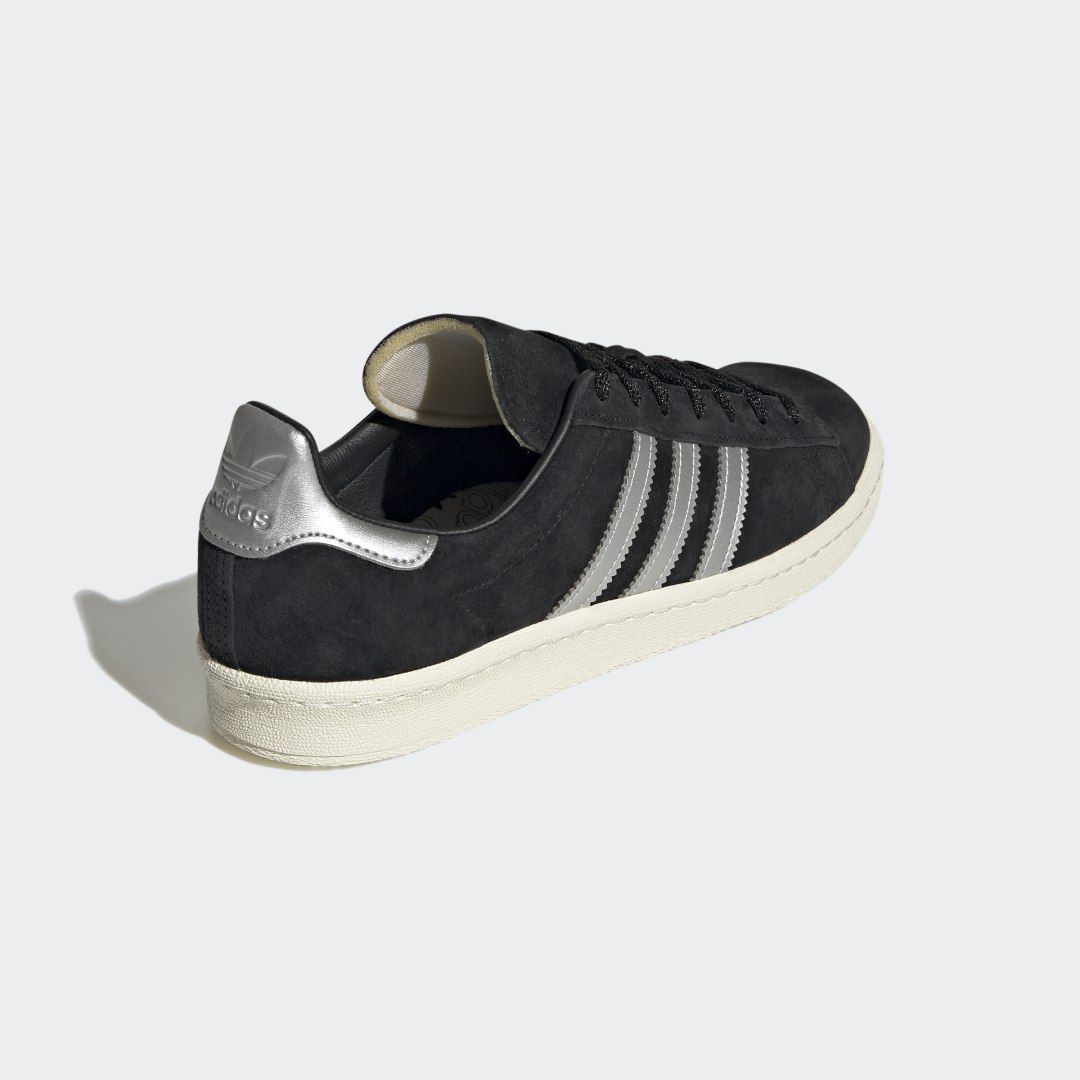 

adidas Tenis Campus 80s Unisex, Negro/blanco/off blanco