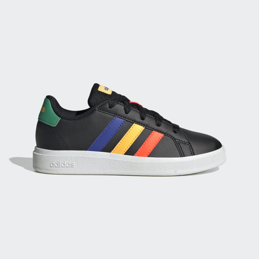 Adidas Grand Court Lifestyle Tennis Lace-up Core Black / Lucid Blue / Court Green
