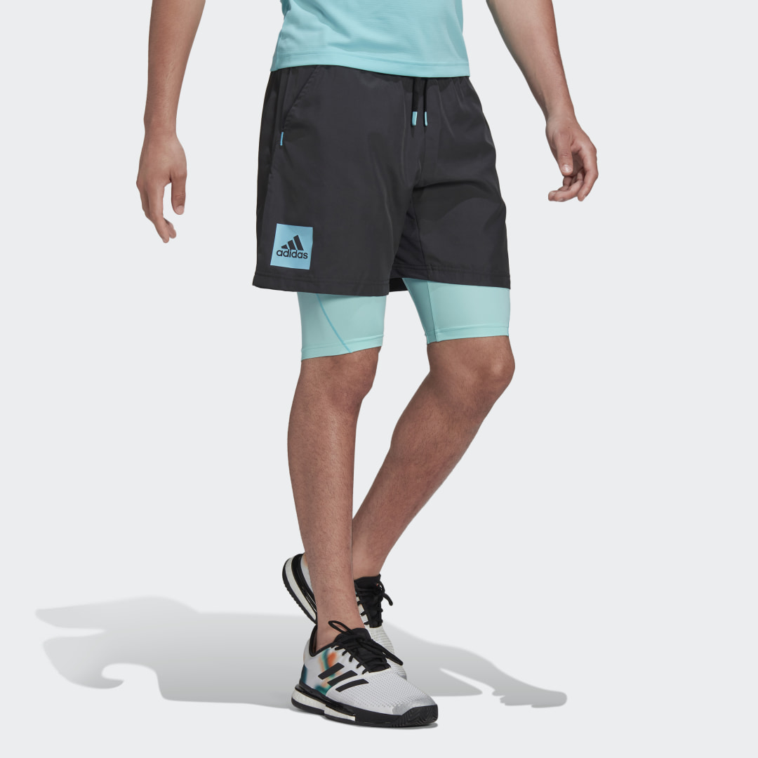 Paris HEAT.RDY Tennis Twee-in-Een Short Paris HEAT.RDY Tennis Twee-in-Een Short
