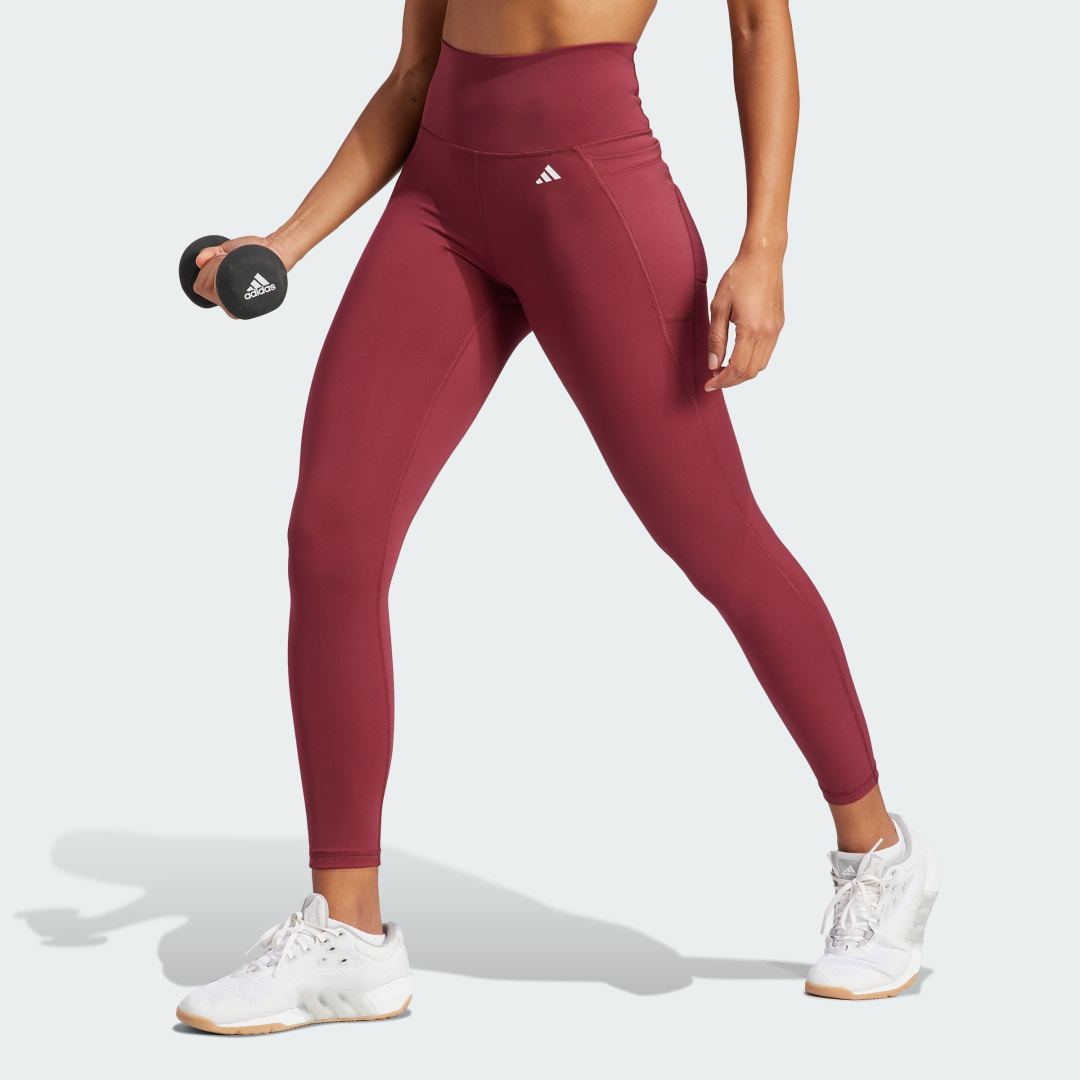Adidas Optime Stash Pocket High-Waisted 7 8 Legging