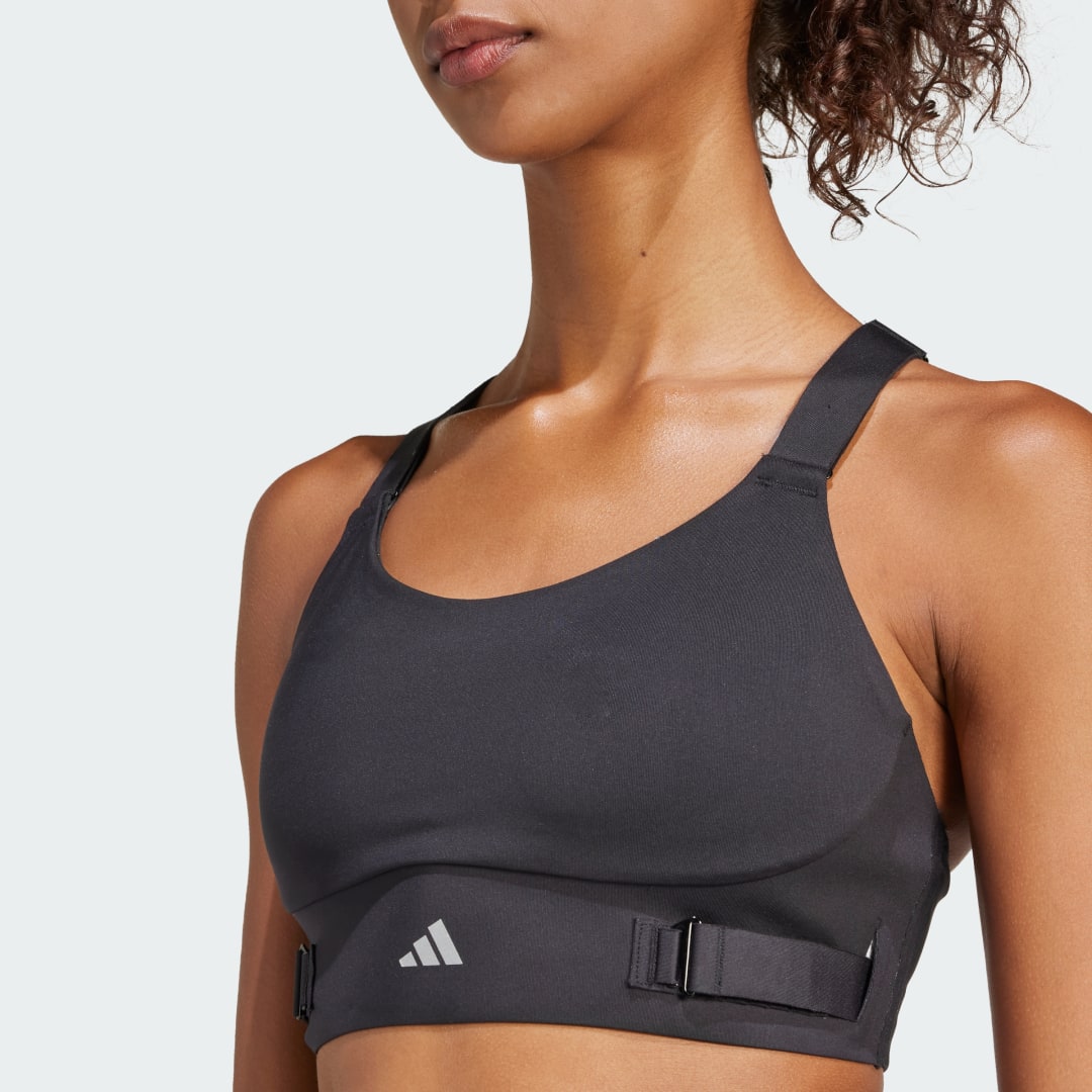 

adidas Top Deportivo de Running Fastimpact Luxe Soporte Alto Mujer, Negro