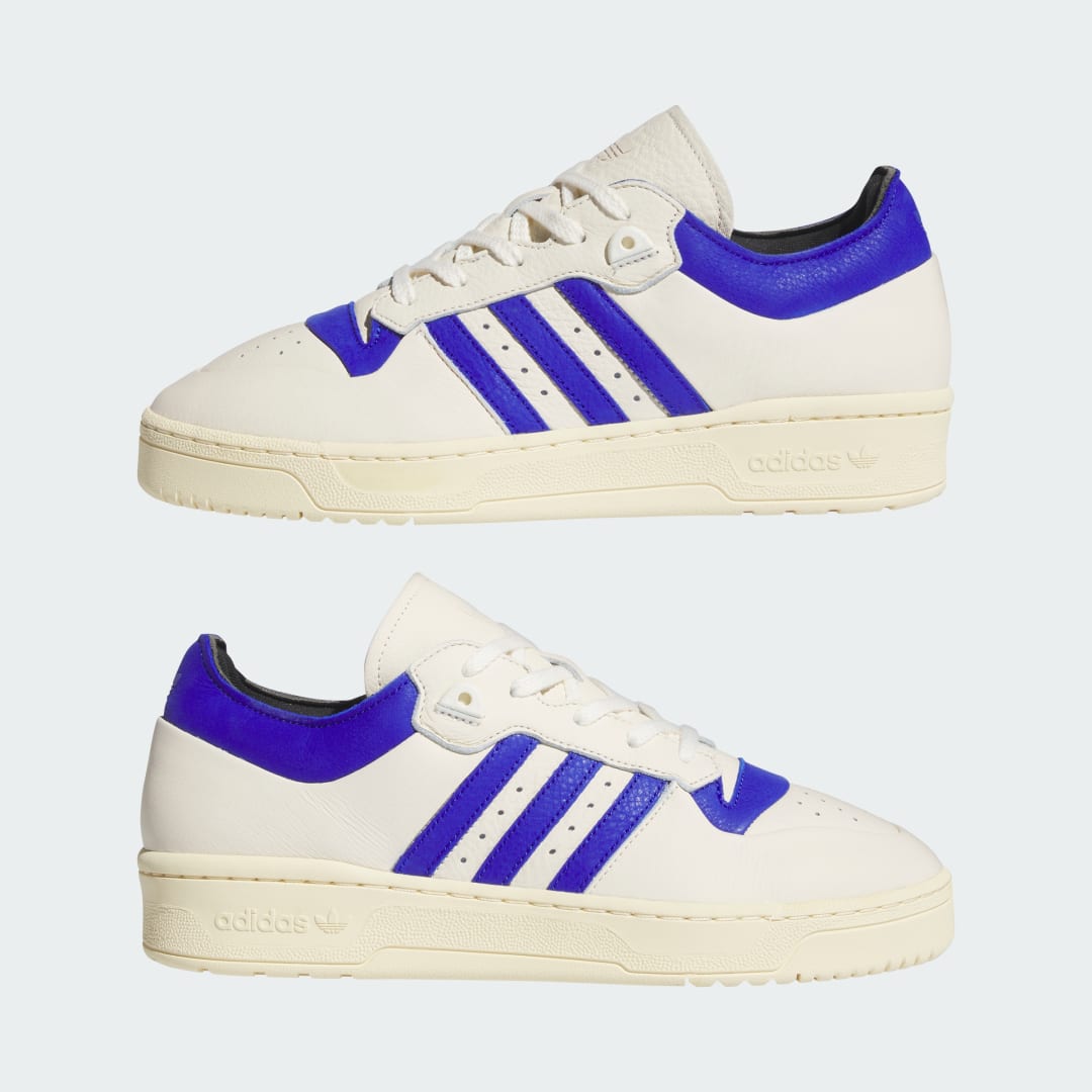 

adidas Tenis Rivalry Low 86 Unisex, Crema blanco/lucid azul/easy amarillo