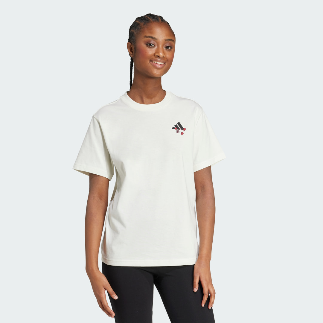 Adidas Tiro Floral Graphic T-shirt
