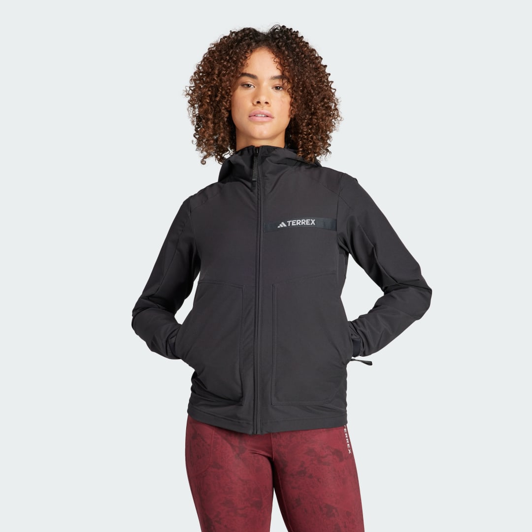 Image of adidas Terrex Multi Soft Shell Jacket Black XS - Women Hiking Jackets
