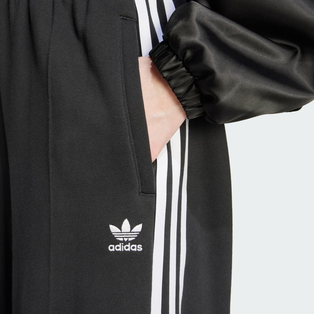 Adidas 3-Stripes Loose French Terry Wide Leg Broek