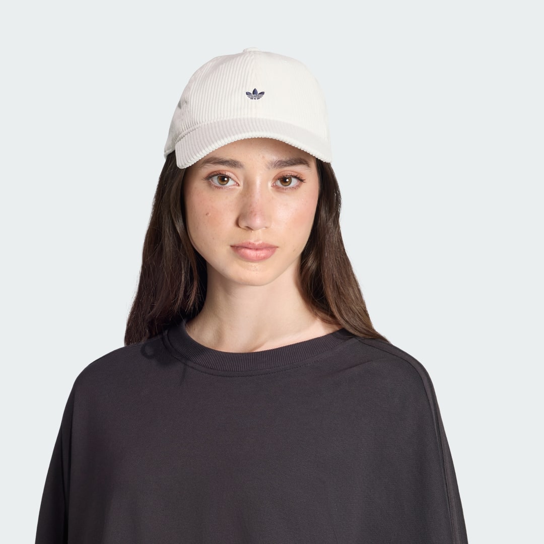Adidas Originals Cord Baseball Cap unisex Caps beige Maat ONE SIZE Accessoires