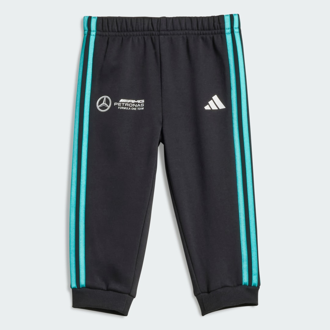 Adidas MERCEDES AMG PETRONAS FORMULA ONE TEAM DNA BABY JOGGINGPAK MET LANGE MOUWEN