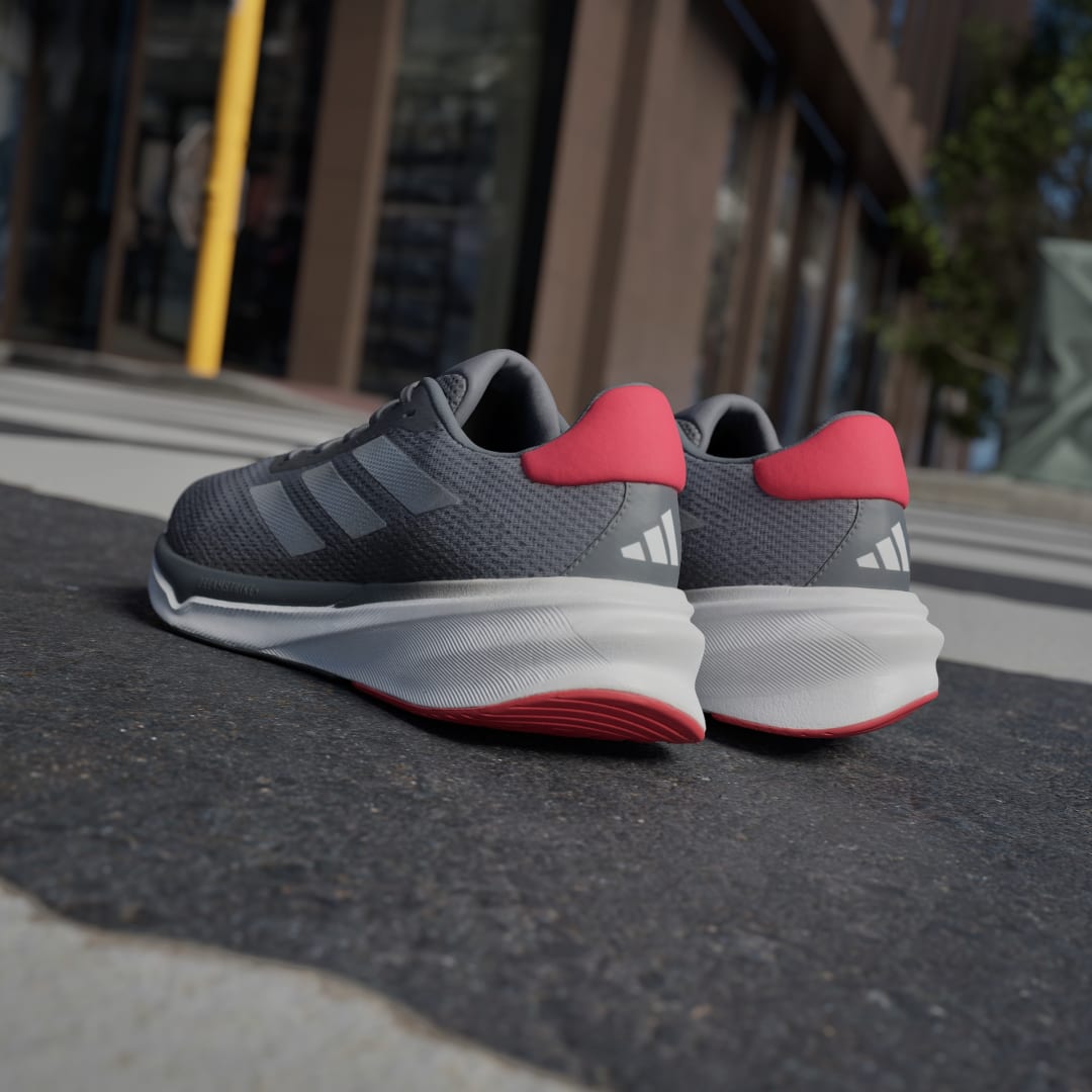 

adidas Tenis de Running Supernova Stride Hombre, Gris five/blanco/better scarlet
