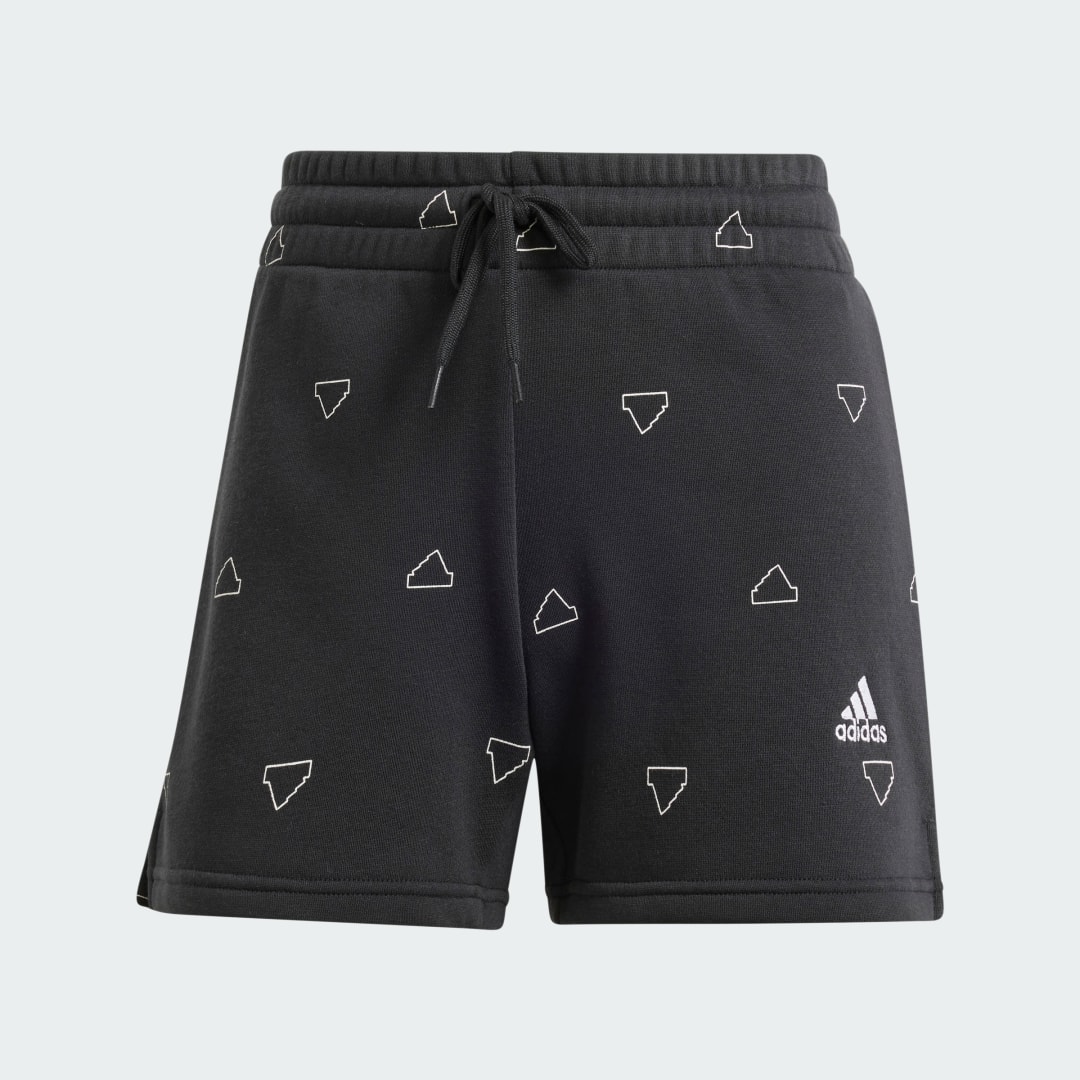 Adidas Essentials Monogram Fleece Graphic Short