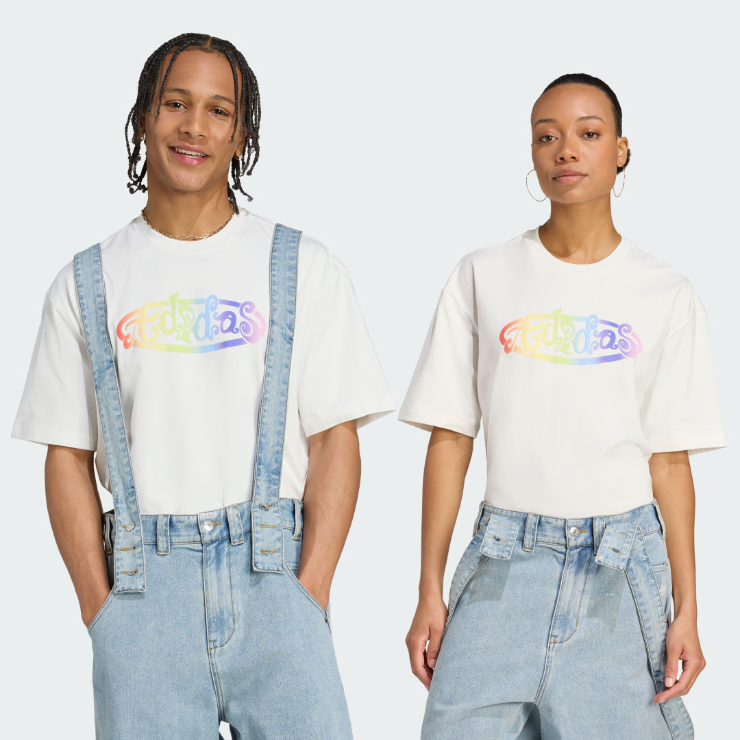 T shirt graphique adidas x Jeremy Scott Pride