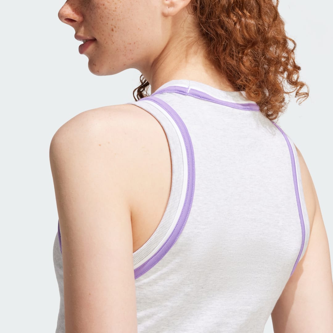 Adidas Essentials Color-Pop Cotton Crop Tanktop