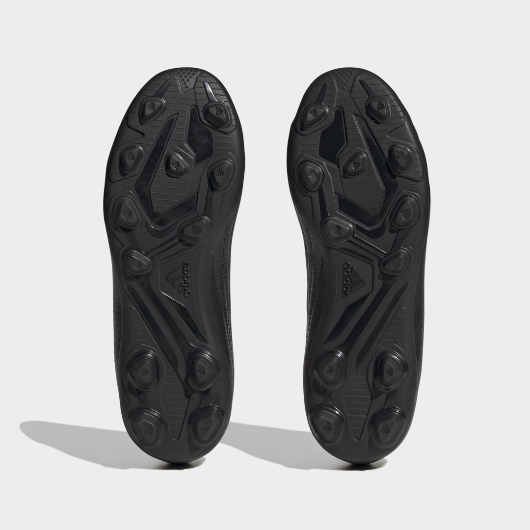 

adidas Calzado de Fútbol Deportivo II Multiterreno Niño, Negro/rojo/rojo