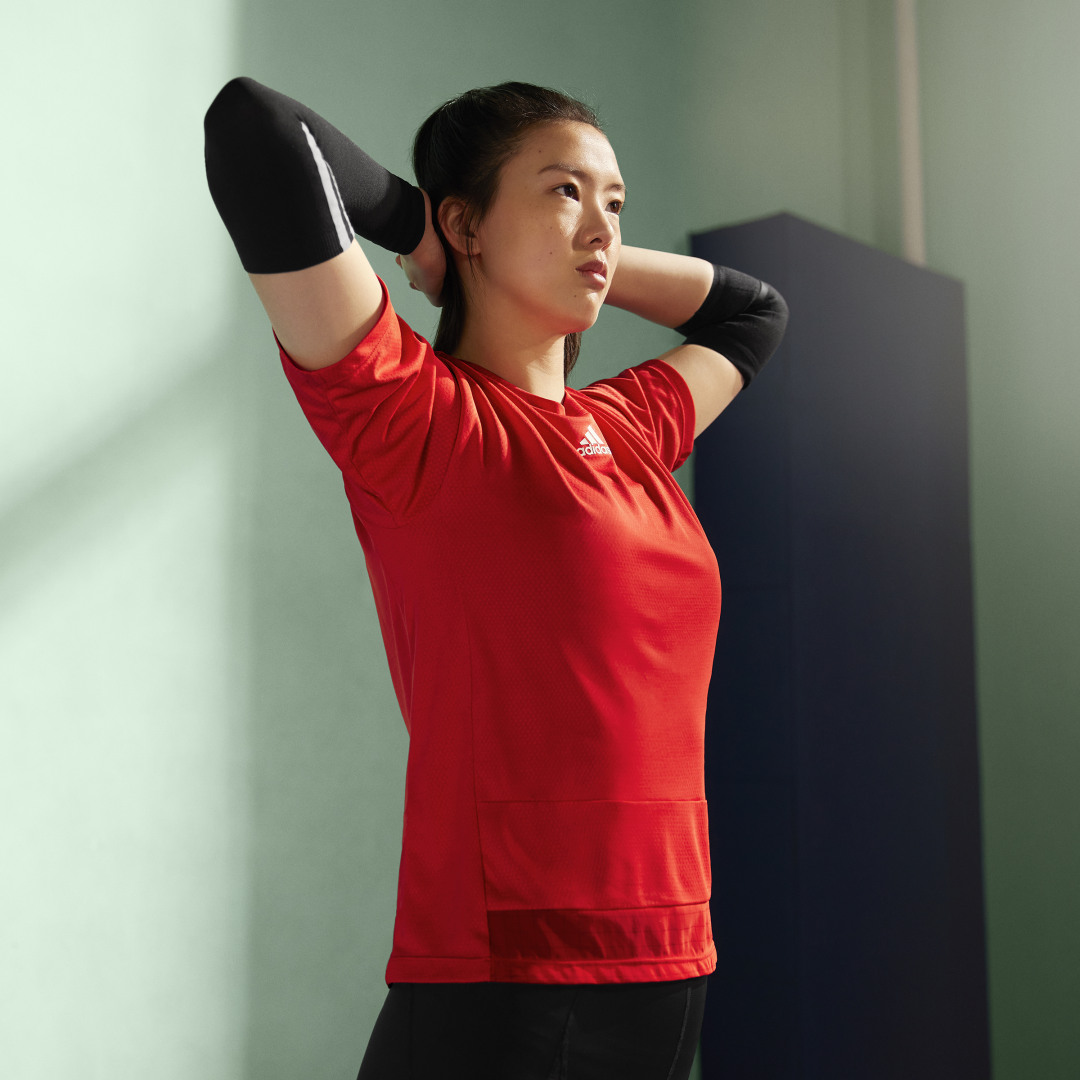 фото Футболка training heat.rdy mesh adidas performance