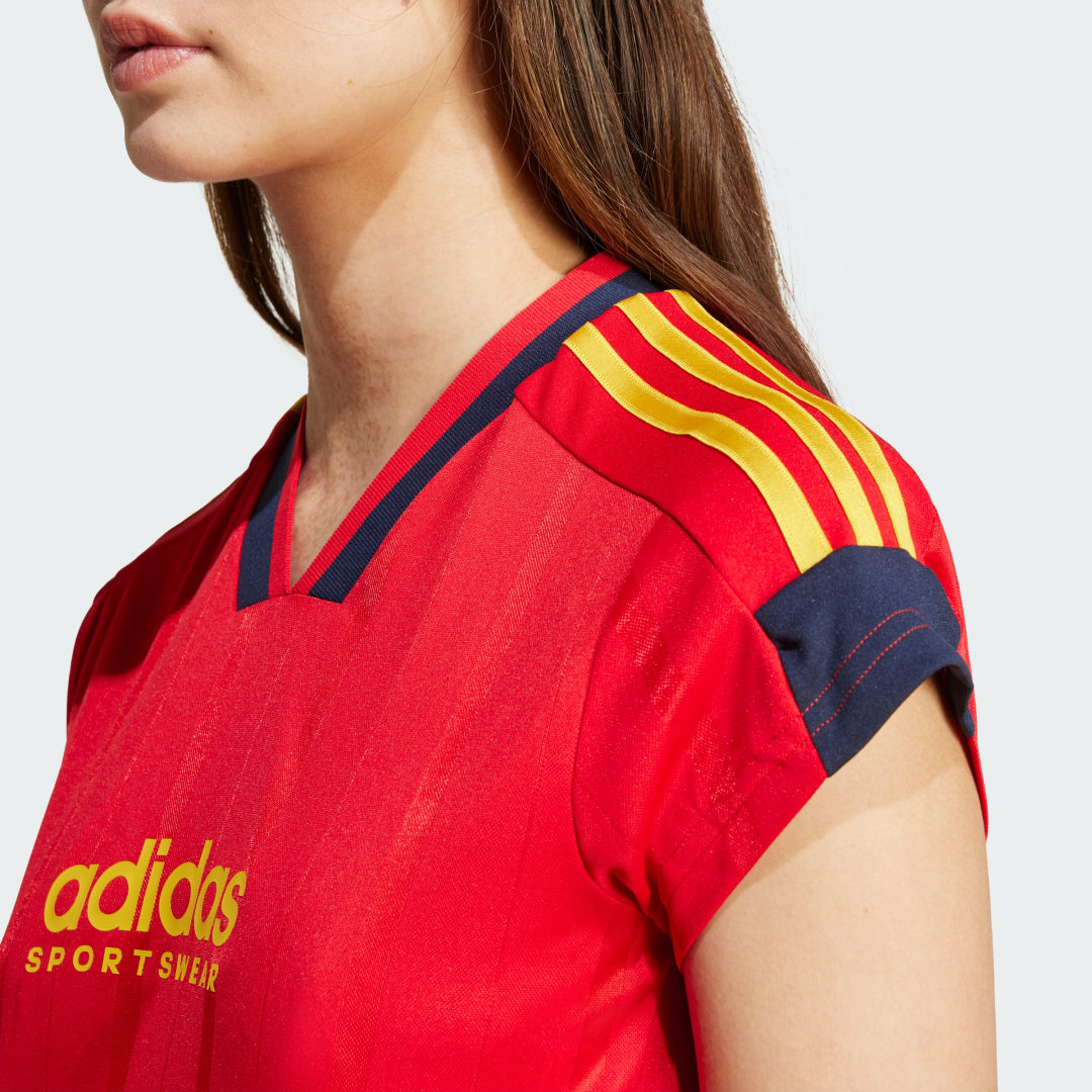 Adidas Tiro Cut 3-Stripes Crop Shirt