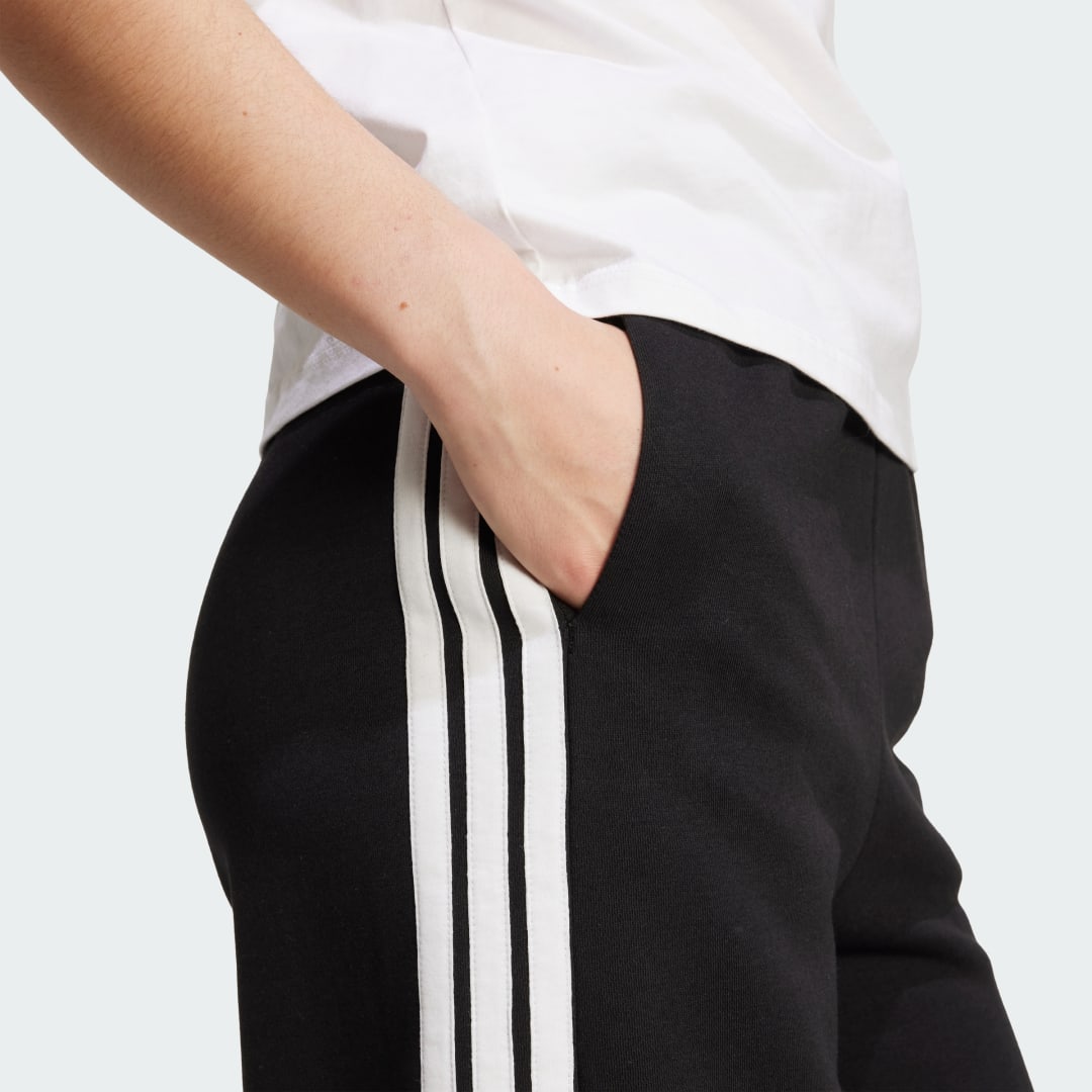 Adidas 3-Stripes Fleece Wide Broek
