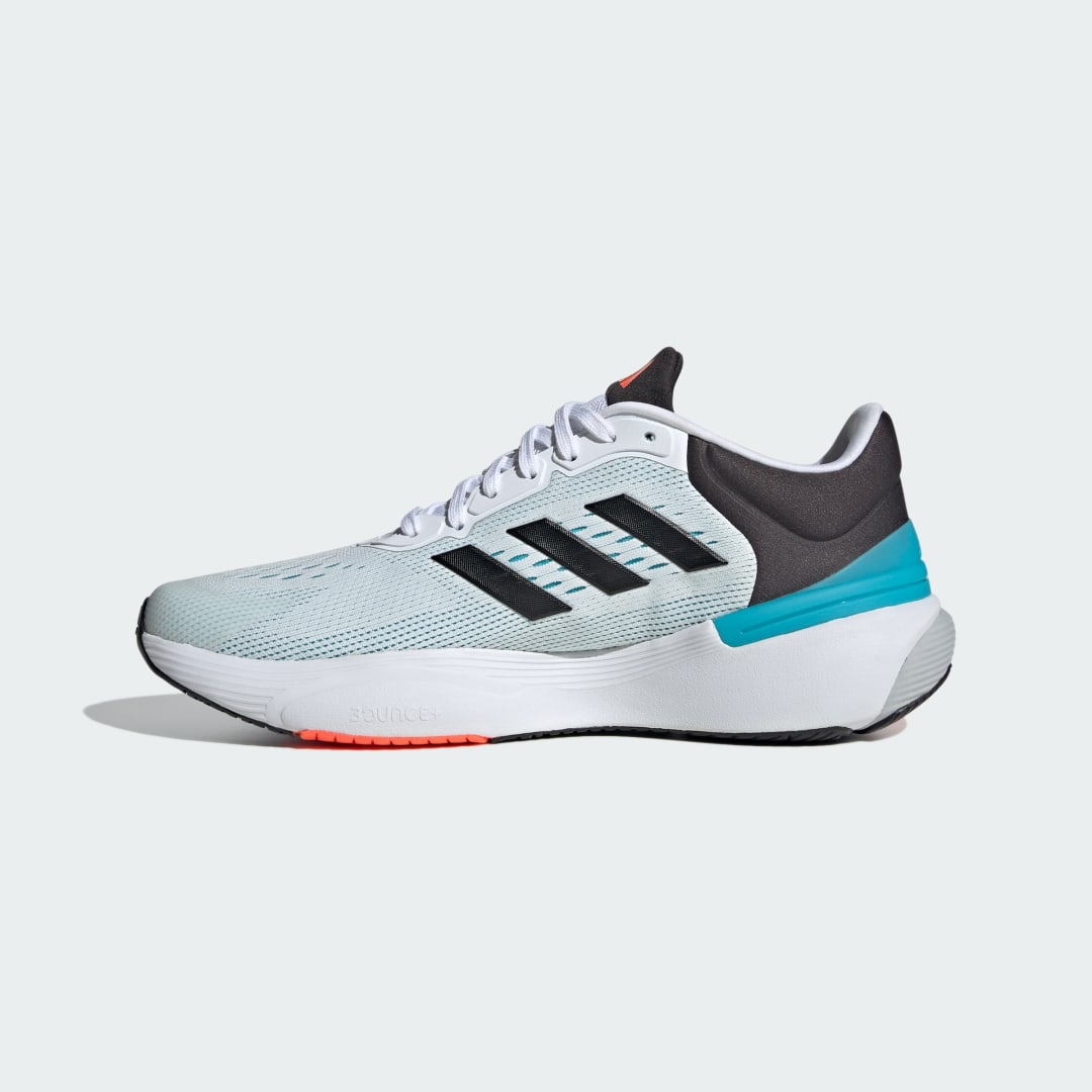

adidas Tenis Response Super 3.0 Unisex, Blanco/negro/lucid cyan