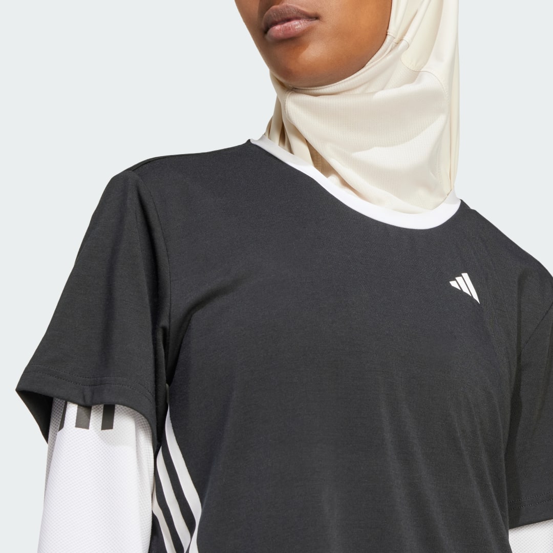 Adidas Trainicons Wrapping 3-Stripes T-shirt