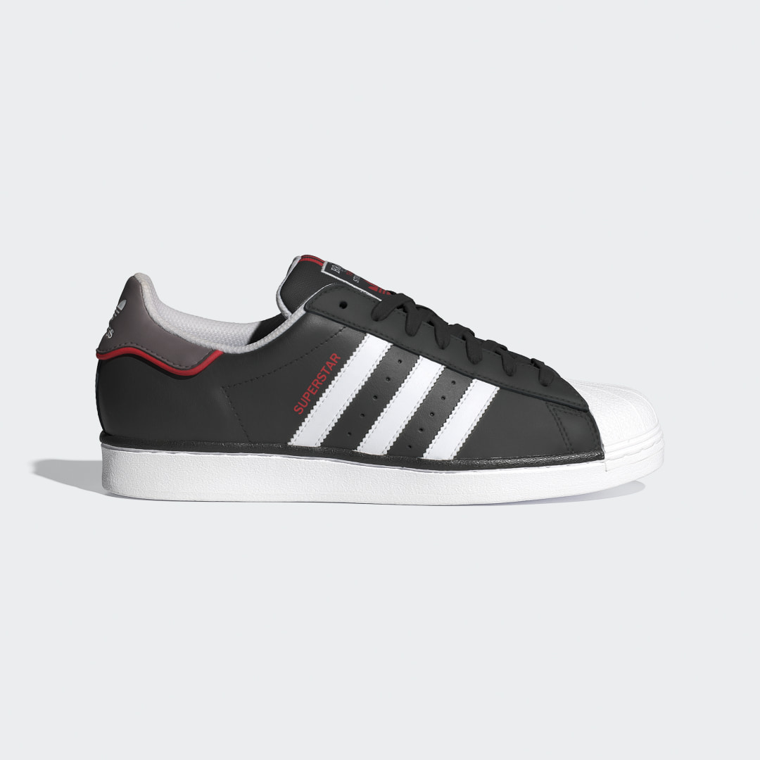 

adidas Tenis Superstar Unisex, Negro/blanco/charcoal