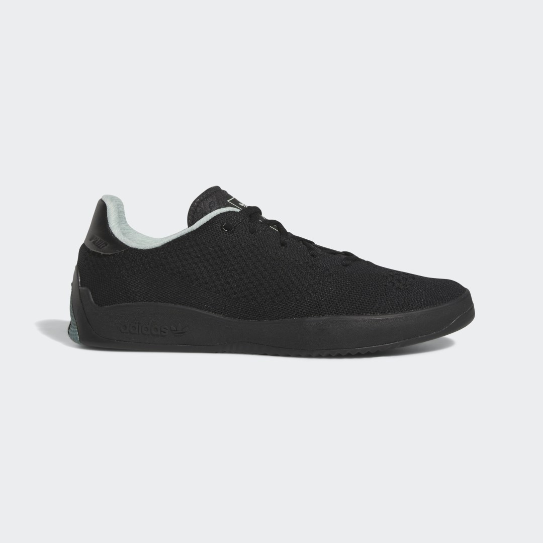 Image of adidas Puig Primeknit Shoes Black 9.5 - Men Skateboarding Athletic & Sneakers