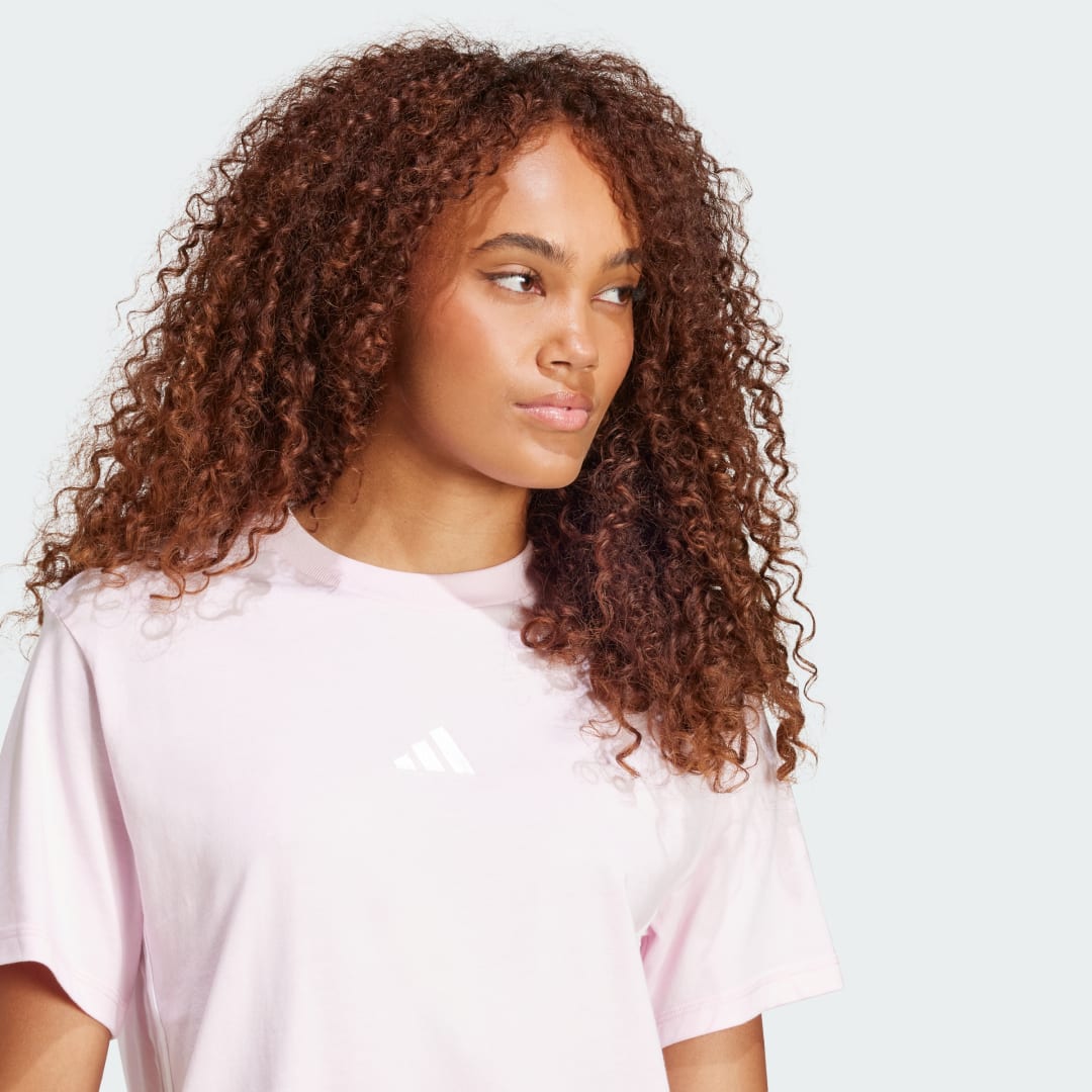 Adidas Essentials 3-Stripes Katoenen T-shirt