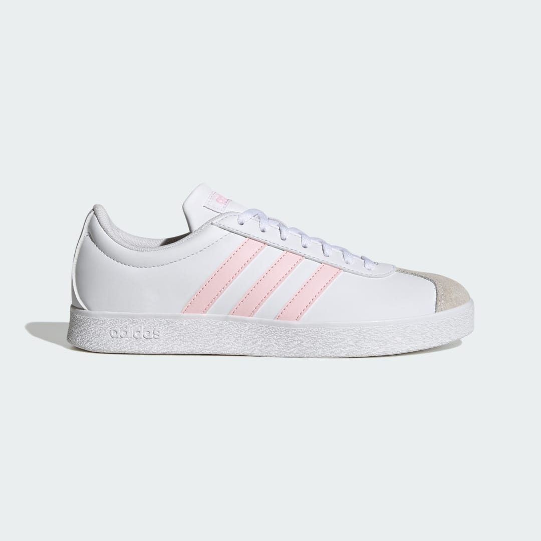 Adidas Vl Court Base Cloud White / Clear Pink / Grey One