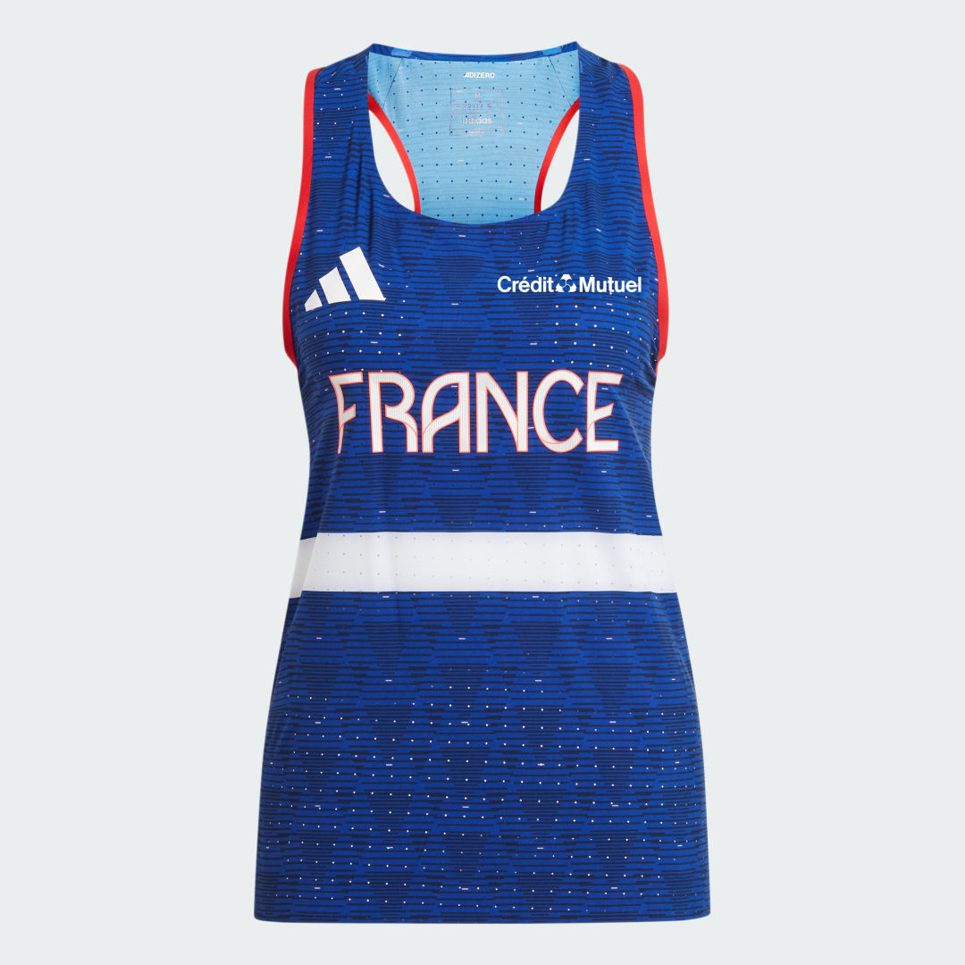 Adidas Team Frankrijk Athletisme Tanktop Dames