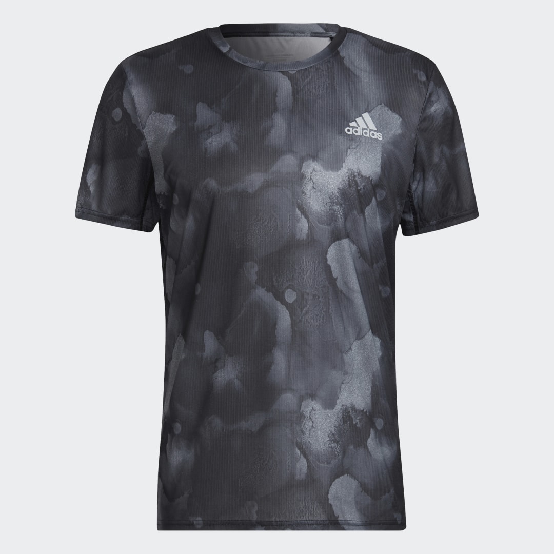 фото Футболка для бега fast graphic adidas performance