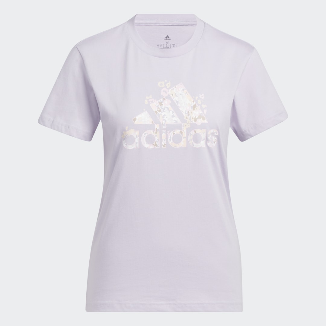 Adidas Floral Badge of Sport Graphic T-Shirt