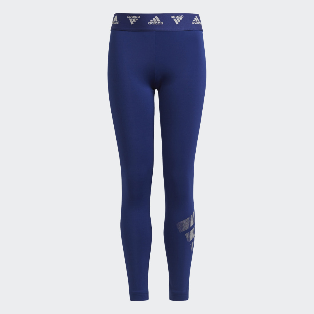 Primegreen AEROREADY Training Dance Move Dubbelgebreide Legging met Metallic Print Primegreen AEROREADY Training Dance Move Dubbelgebreide Legging met Metallic Print