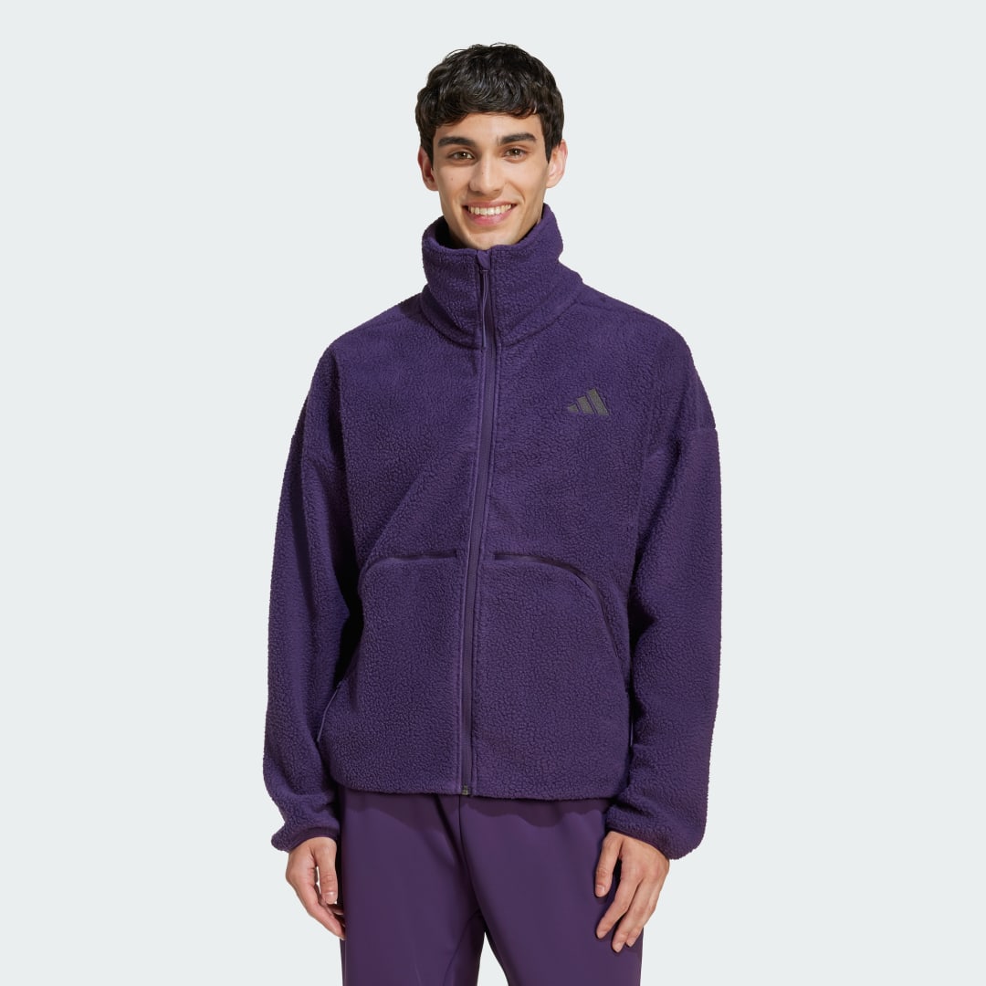 Veste avec zip sur toute la longueur en molleton épais City Tech - vue 5