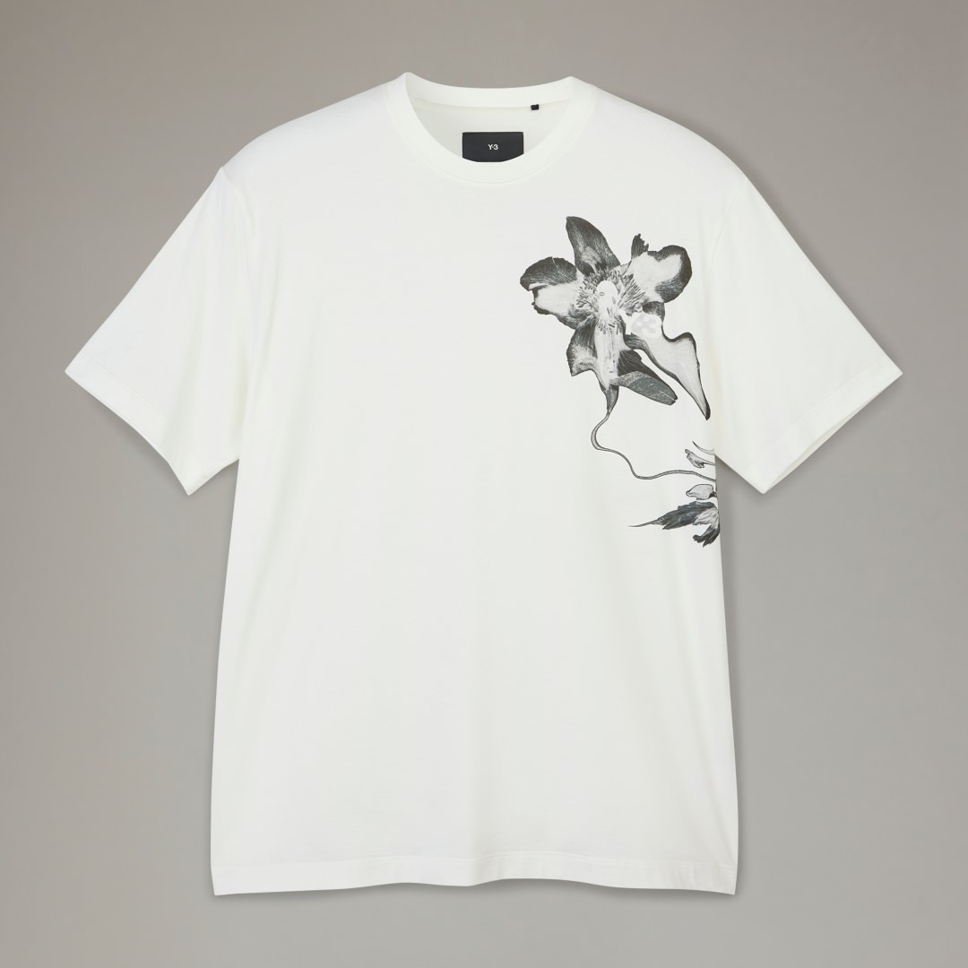 

adidas Playera Manga Corta Graphic Y-3 Unisex, Off blanco