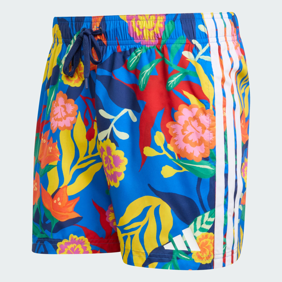 MEXICANA FLORALS 3 STRIPES SWIM SHORTS 5 INCH - vue 4