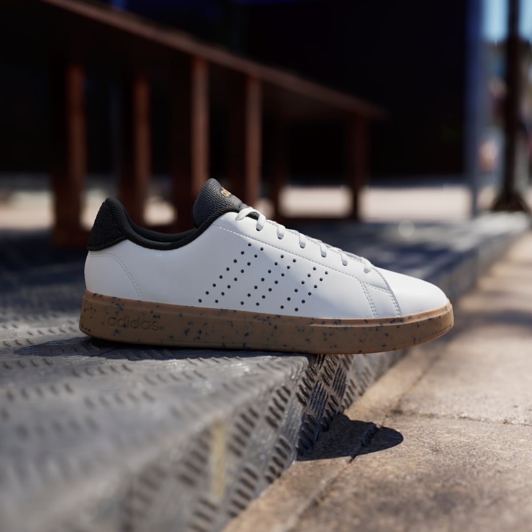 

adidas Tenis Advantage 2.0 Hombre, Core blanco/negro/crew naranja
